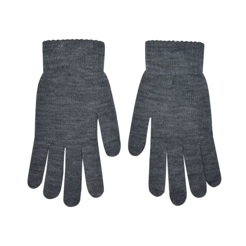 Ανδρικά γάντια με χνούδι Ελαστικά  πλεκτά Stamion - Ανθρακί