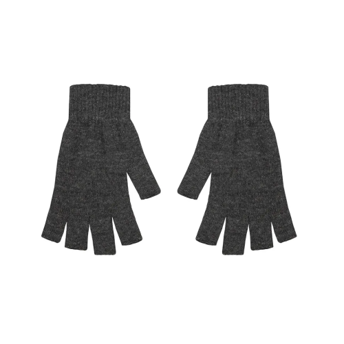 Ανδρικά γάντια Ελαστικά πλεκτά με κομμένα δάχτυλα Stamion Γκρι