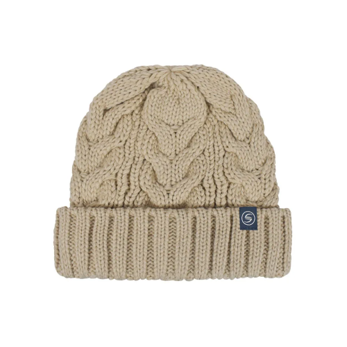 Ανδρικό σκουφί πλεκτό με ρεβέρ Stamion Μπέζ