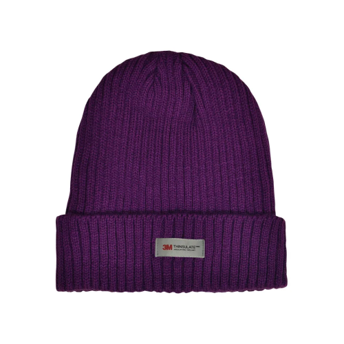 Σκουφί ενηλίκων μονόχρωμο Thinsulate με επένδυση fleece Stamion Μωβ