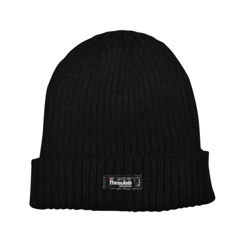 Σκουφί ενηλίκων μονόχρωμο Thinsulate με επένδυση fleece Stamion Μαύρο