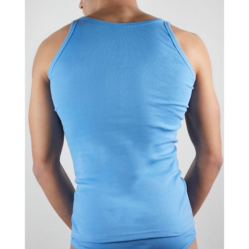 Κλασική Φανέλα Χωρίς Μανίκια  με τιράντα Anatolia Σιέλ