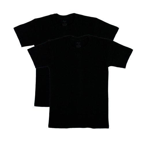 2 ΤΜΧ Ανδρική Φανέλα Κοντομάνικη με κλειστή λαιμόκοψη Onurel Μαύρο