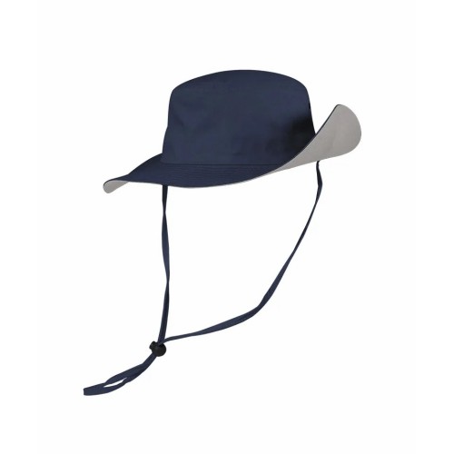Αυστραλιανό καπέλο από 100% βαμβακερό ύφασμα Μπλέ Stamion