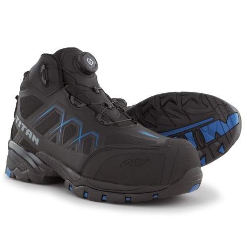 Μποτάκι Εργασίας Αντιστατικό Titan 02 Galaxy Μαύρο-Μπλε