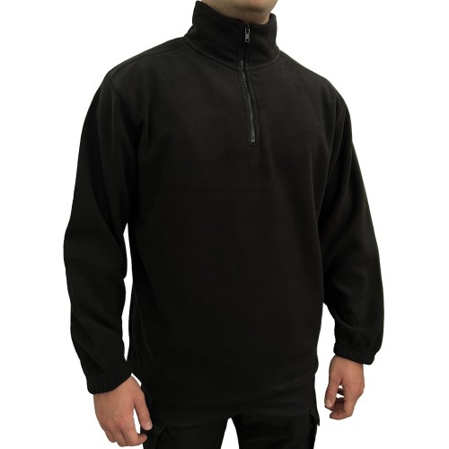 Μπλούζα Fleece με φερμουάρ ArmyRace Μαύρο