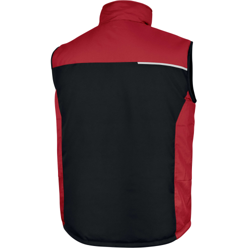 Γιλέκo Αμάνικο Εργασίας ψύχoυς Fidji3 Delta Plus Μαύρο-Κόκκινο
